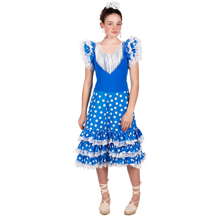 Disfraz de Andaluza Vestido Corto para niña