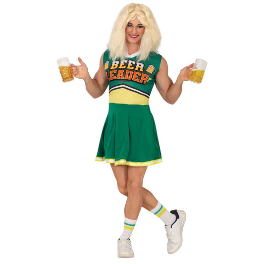 Disfraz de Animadora Beer Verde para hombre