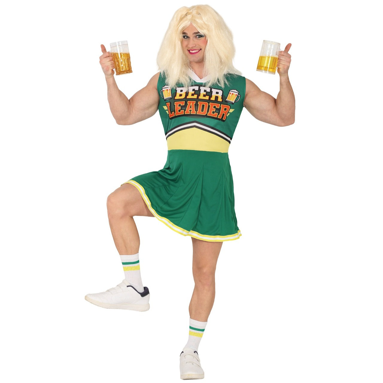Disfraz de Animadora Beer Verde para hombre