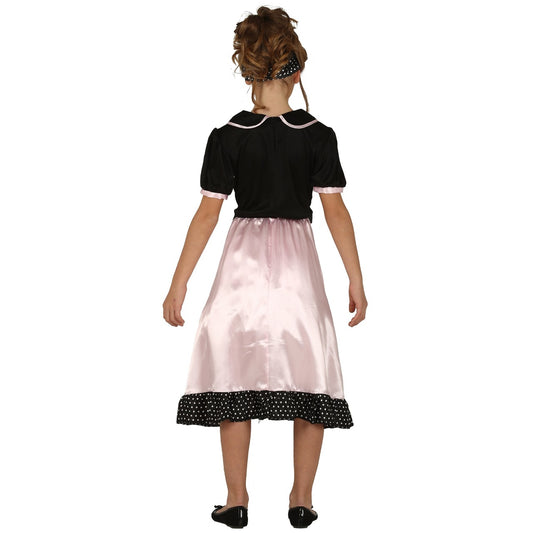 Disfraz de Años 50 Eco para niña