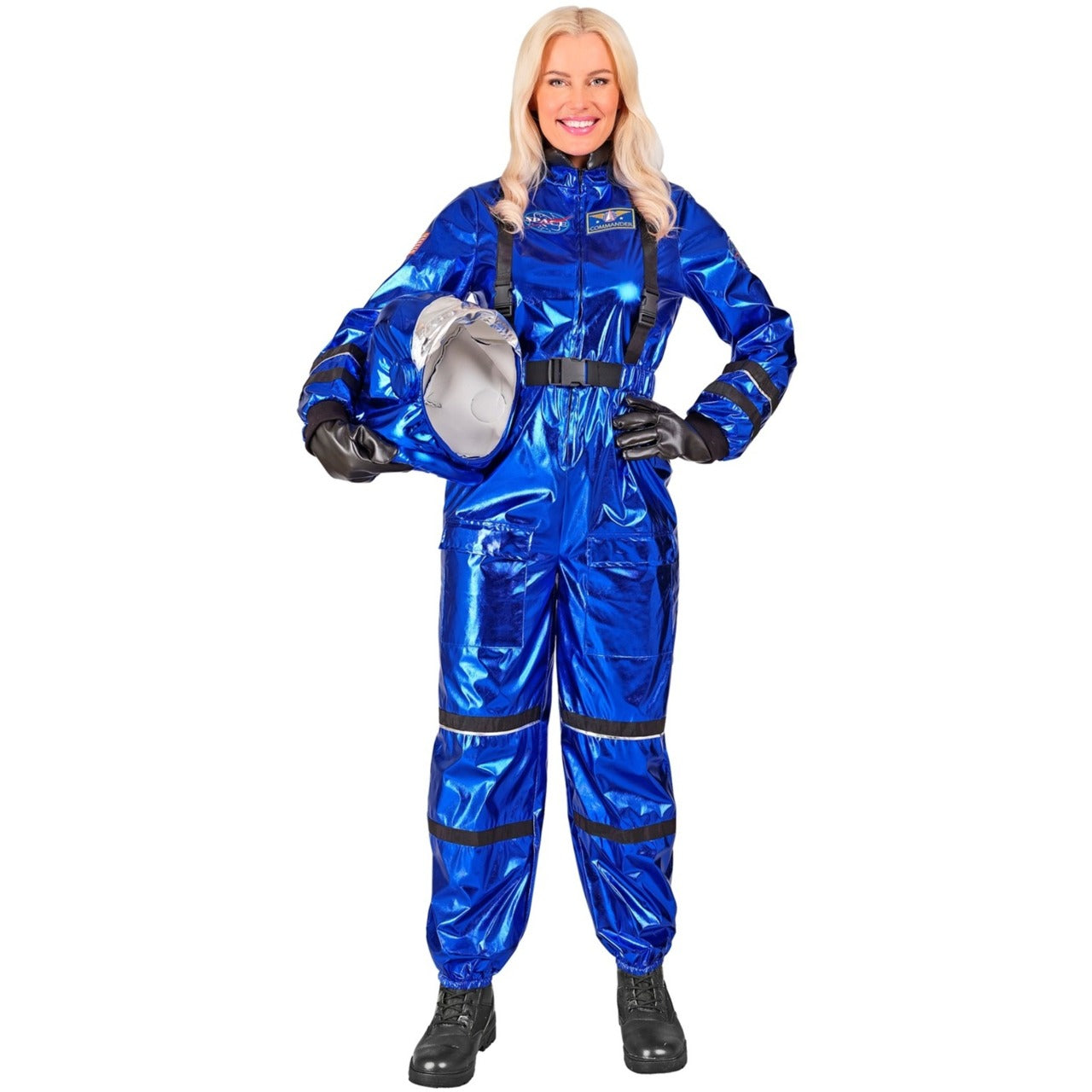 Disfraz de Astronauta Space Azul para mujer