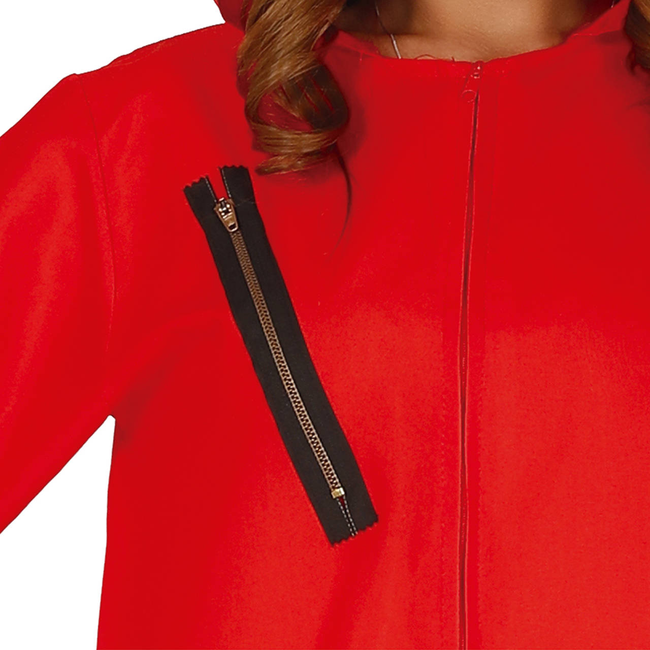 Disfraz de Atracadora Rojo para mujer