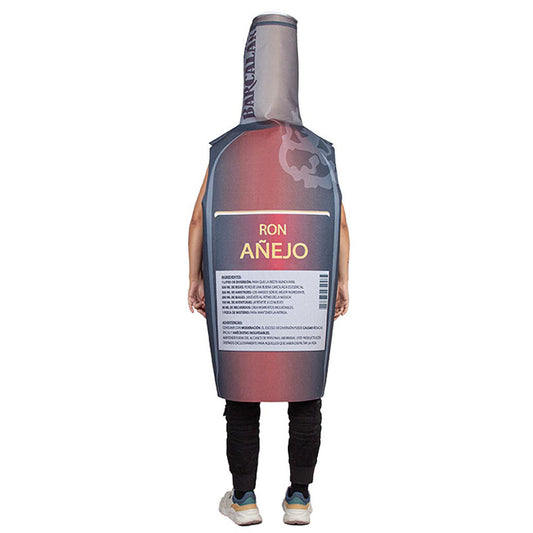 Disfraz de Botella de Ron Añejo para adulto
