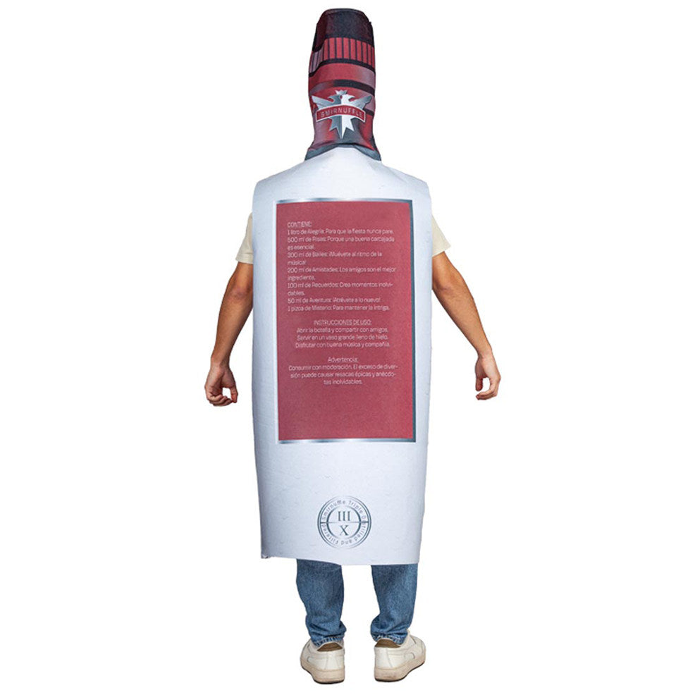 Disfraz de Botella de Vodka para adulto