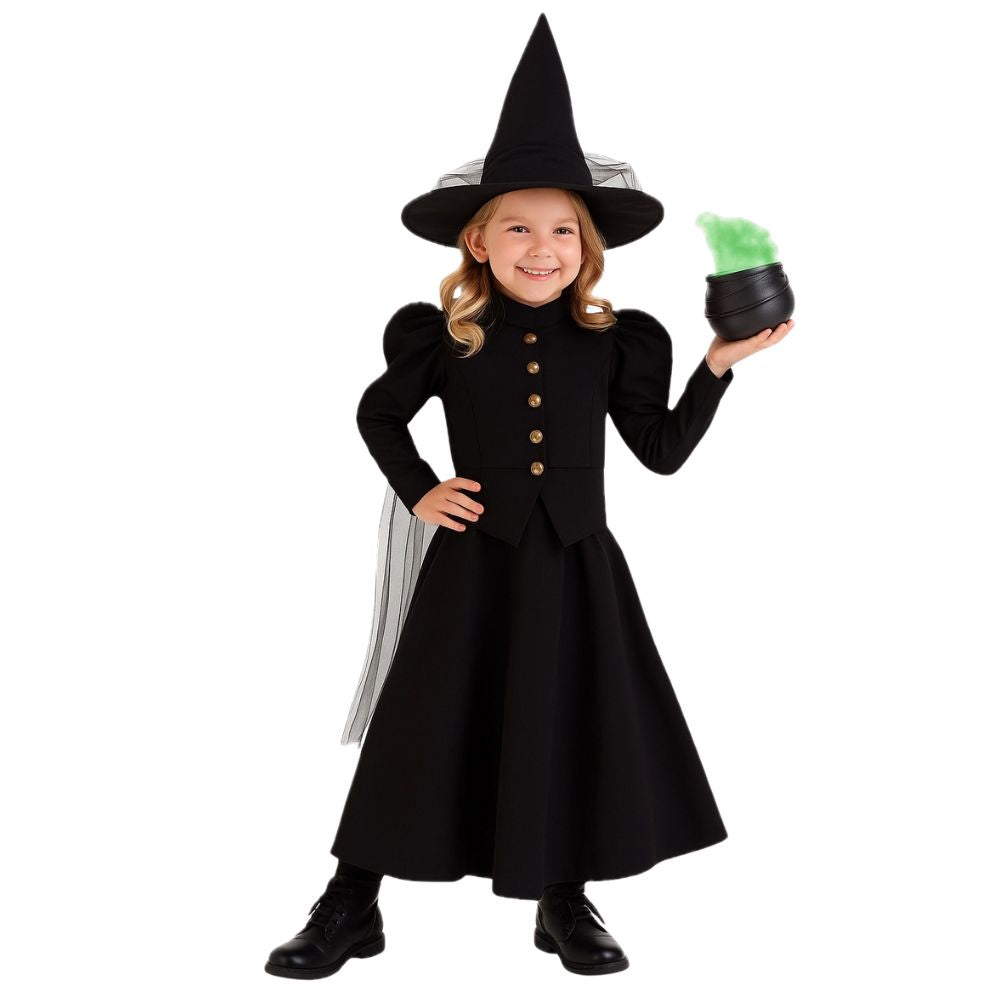 Disfraz de Bruja Elphaba para niña