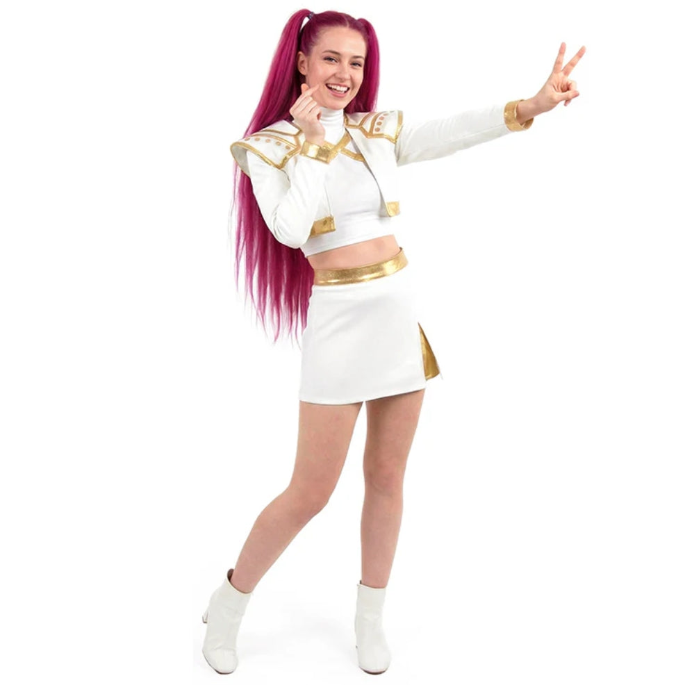 Disfraz de Cantante K-Pop Blanca Deluxe para mujer