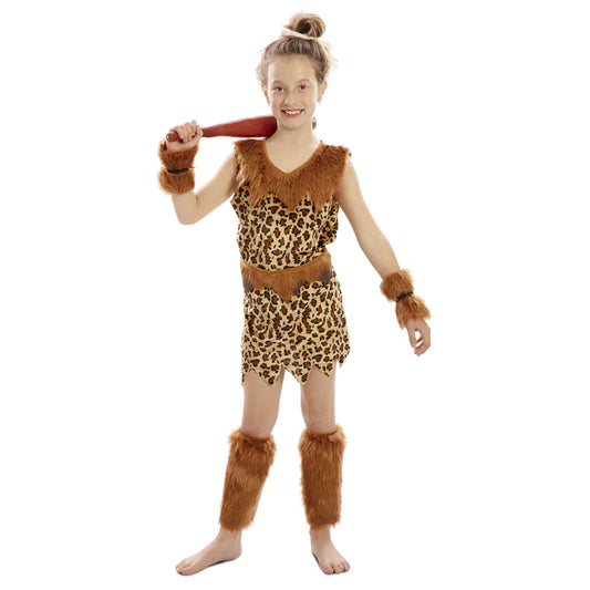 Disfraz de Cavernícola Cavernaria para niña