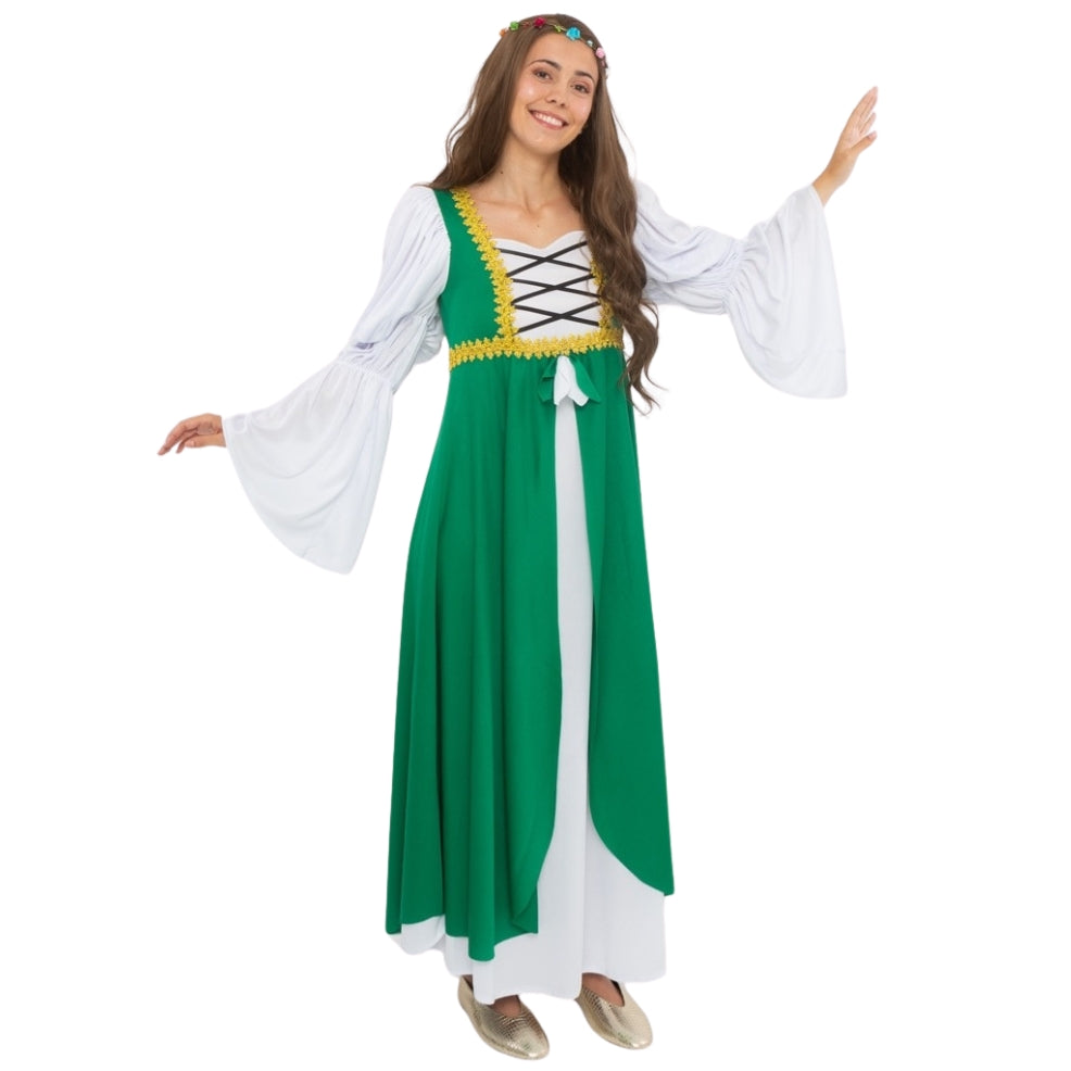 Disfraz de Dama Medieval Clarisa para mujer