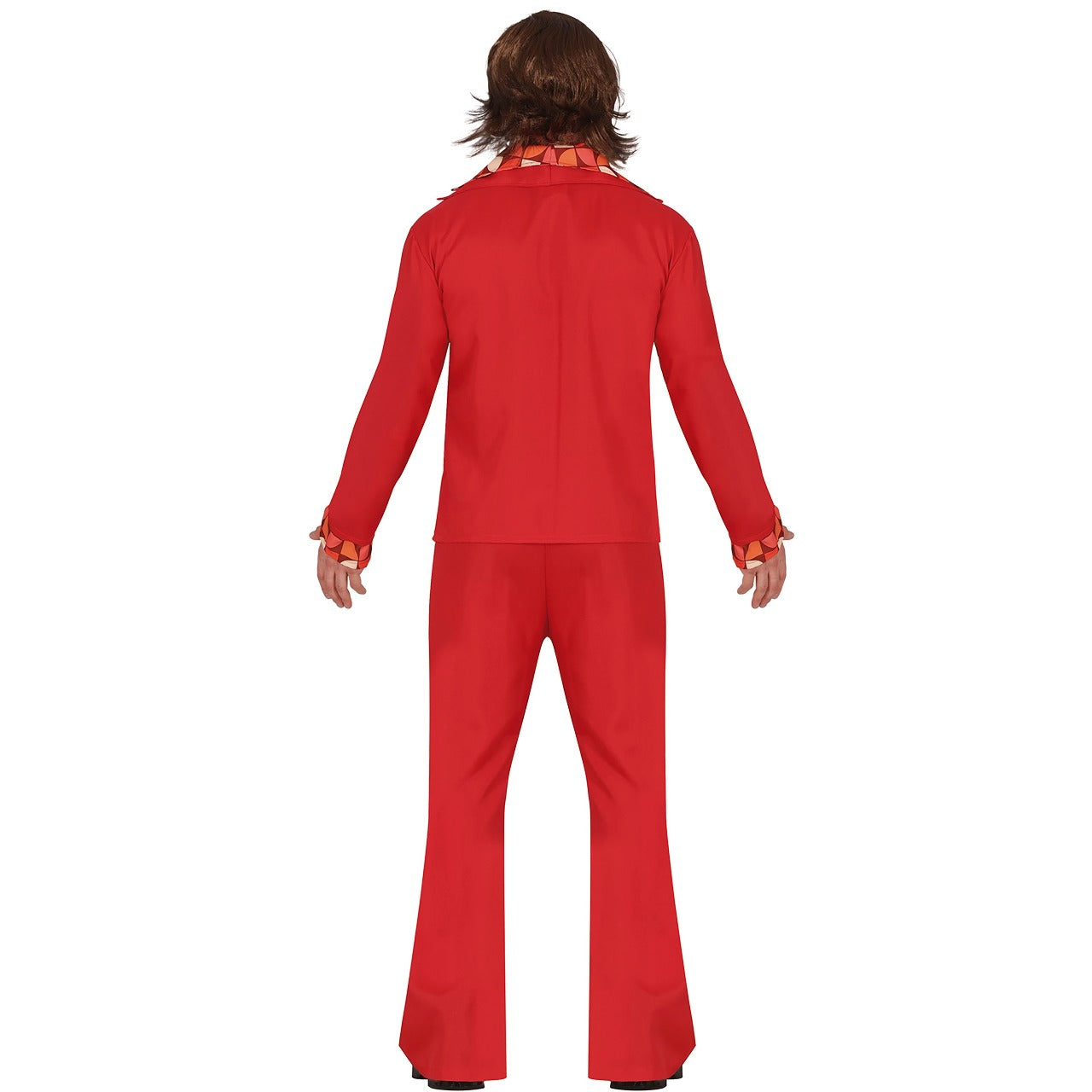 Disfraz de Años 70 Rojo para hombre
