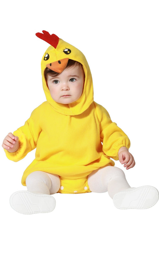 Disfraz de Pollo Amarillo para bebé