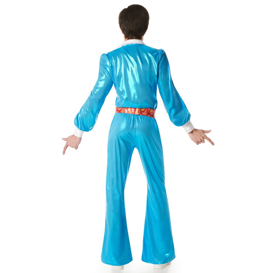 Disfraz de Disco Floral Años 70 para hombre