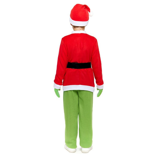 Disfraz de Duende Grinch Eco para niño