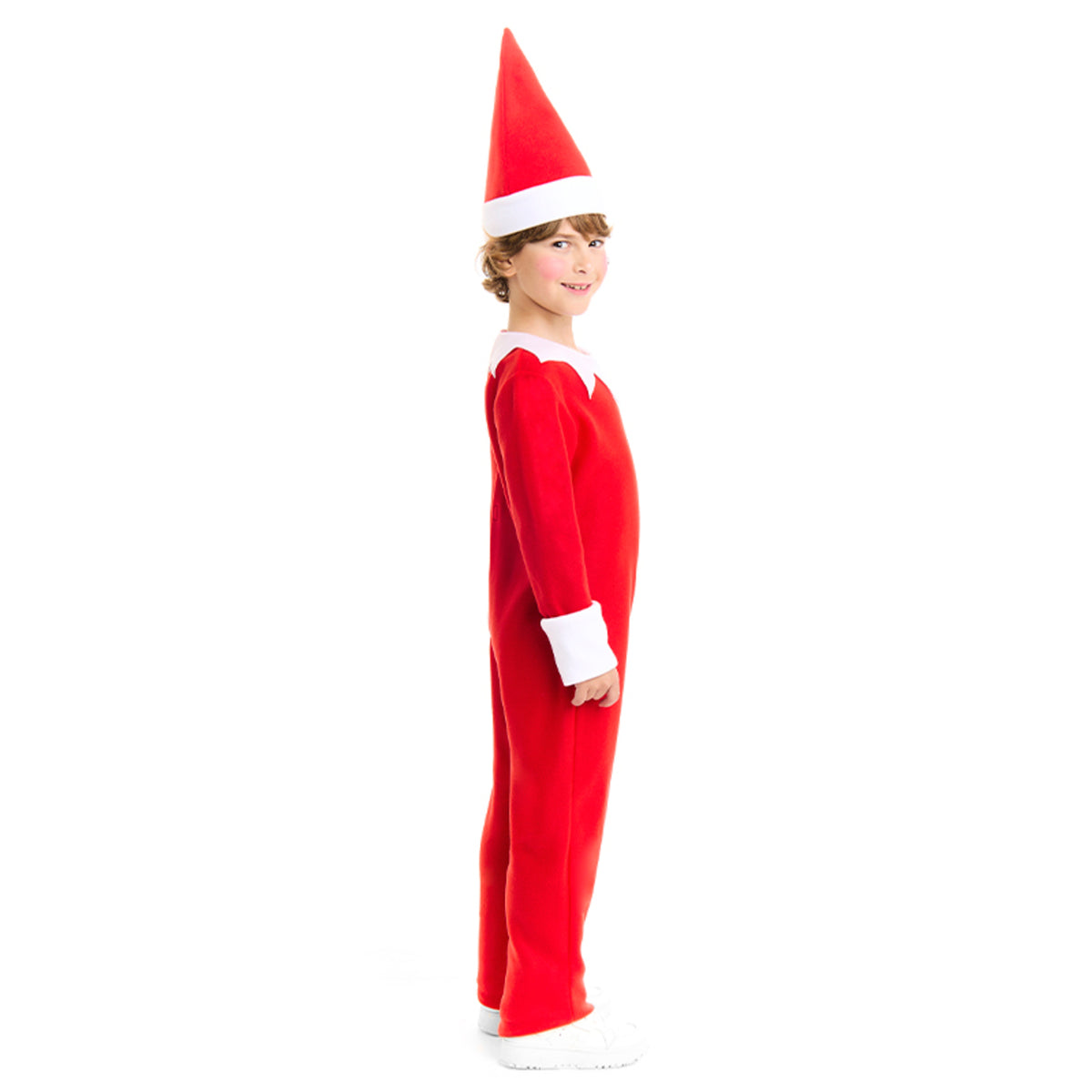 Disfraz de Elfo de la Navidad Rojo infantil