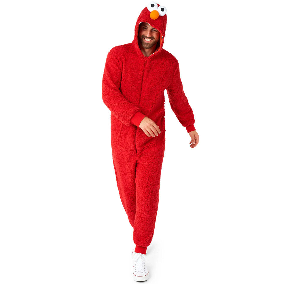 Disfraz de Elmo de Barrio Sésamo™ para adulto