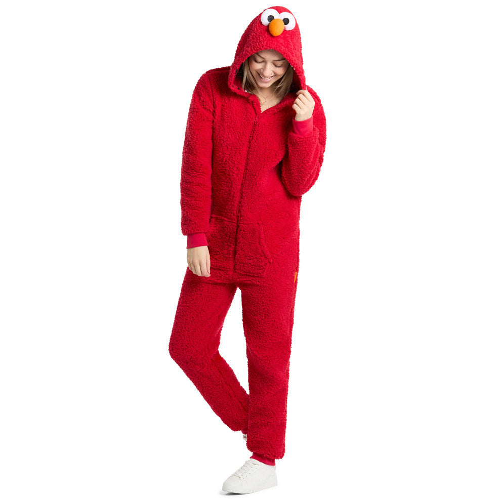 Disfraz de Elmo de Barrio Sésamo™ para adulto