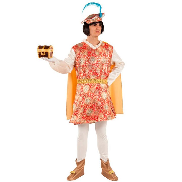 Disfraz en pareja de Rey Mago Gaspar y Paje Real