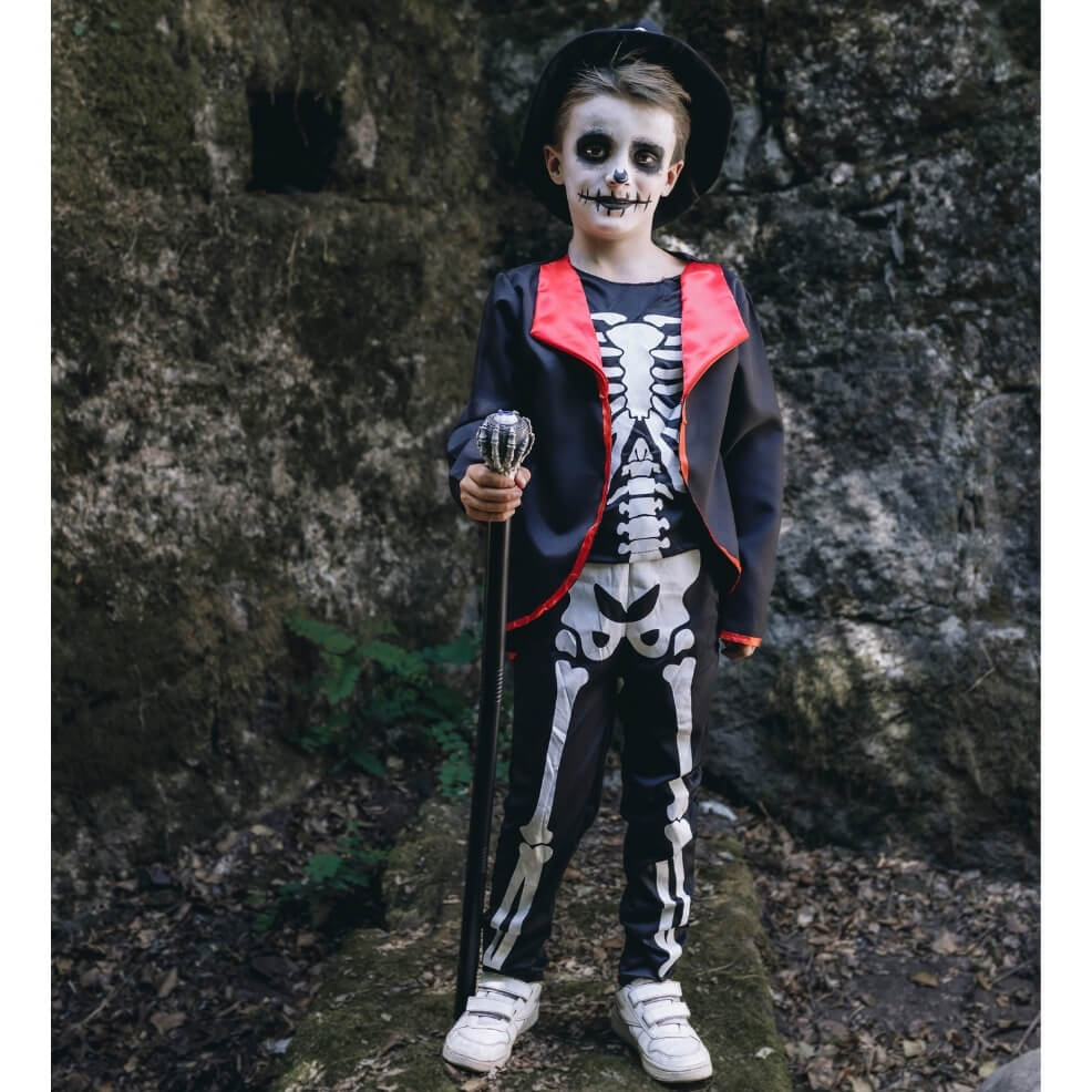 Disfraz de Esqueleto Smoking para niño