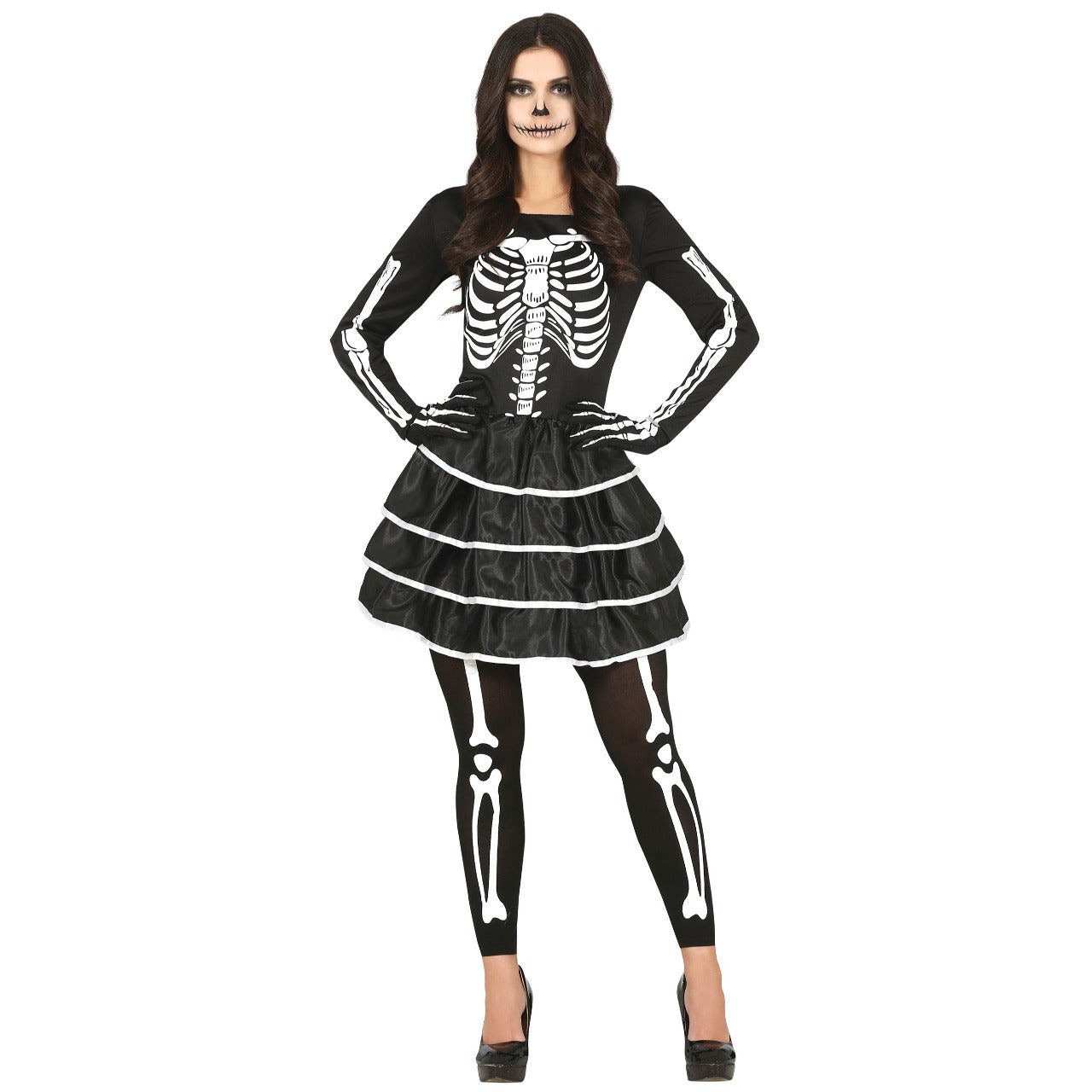 Disfraz de Esqueleto Vestido para mujer