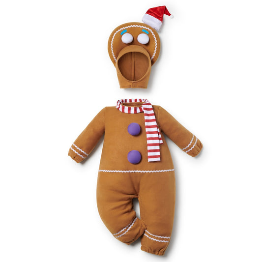 Disfraz de Galleta Jengibre Deluxe para bebé
