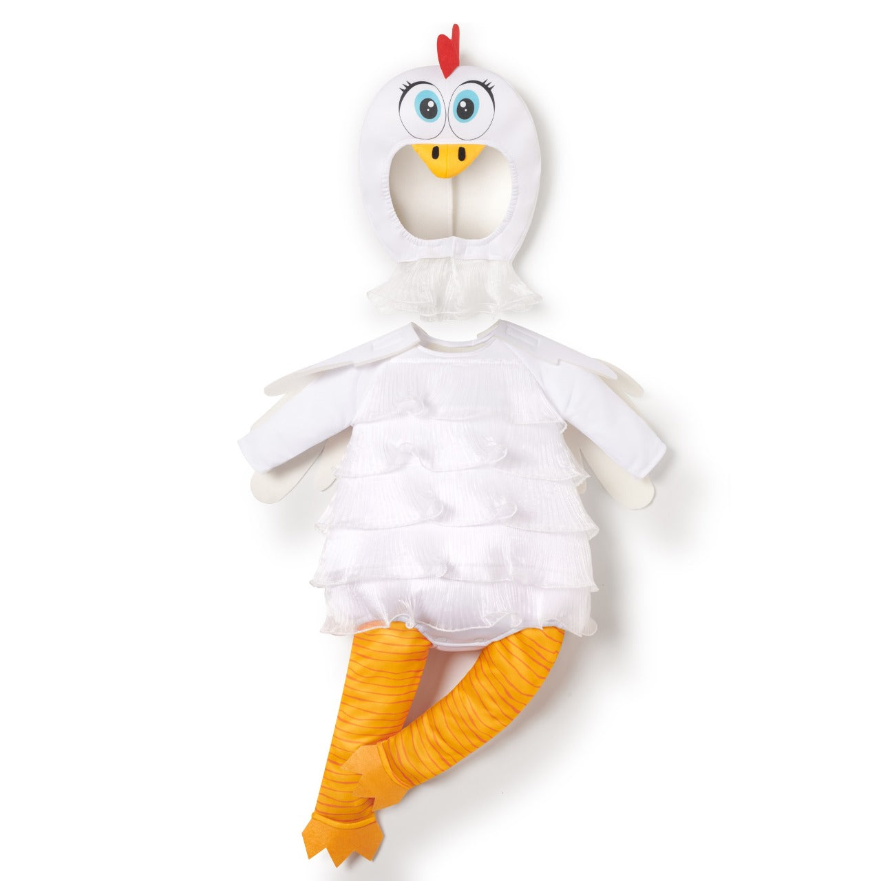 Disfraz de Gallina Blanca para bebé