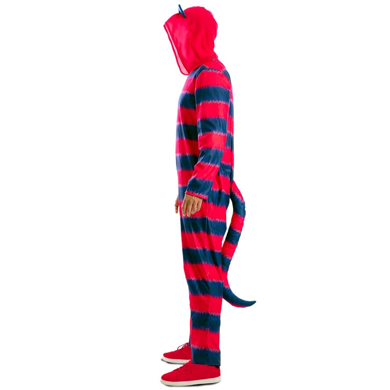 Disfraz de Gato Cheshire Rayas para adulto