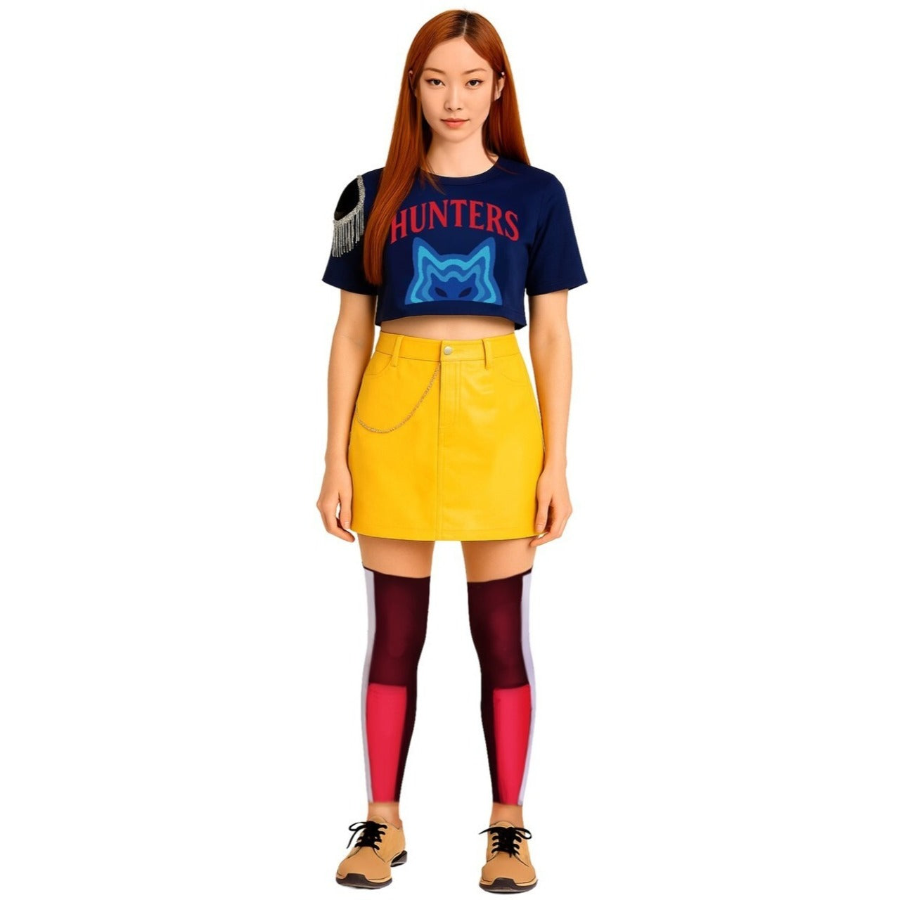 Disfraz de Cantante K-Pop Fucsia para adolescente