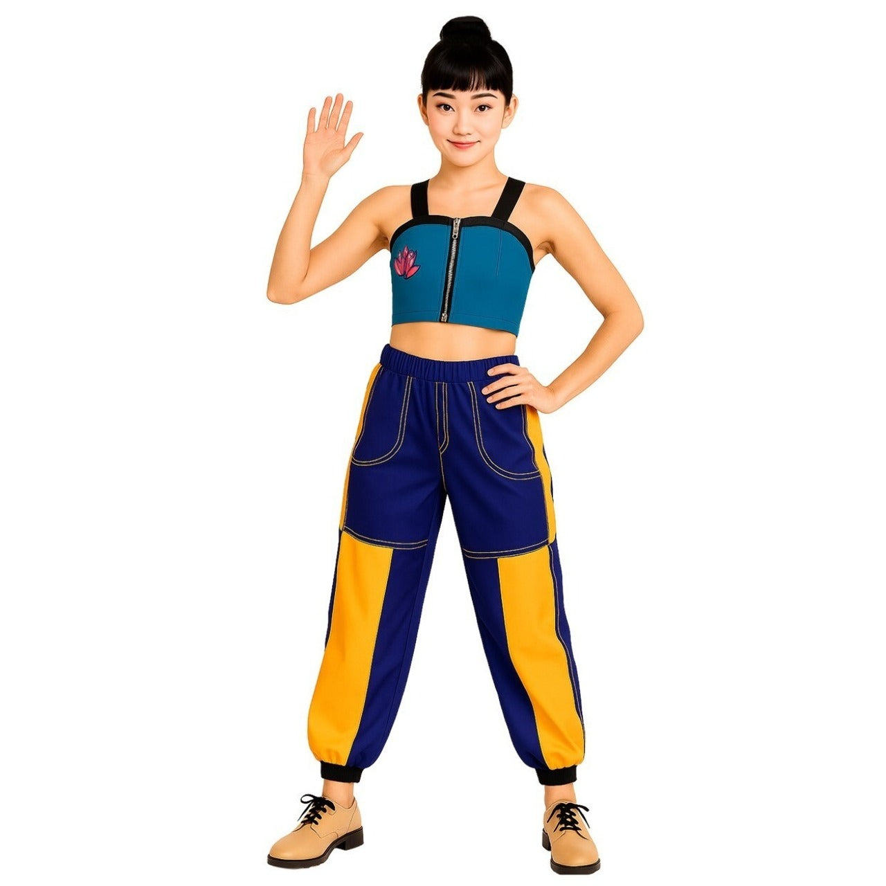 Disfraz de Guerrera K-Pop Zoey para mujer