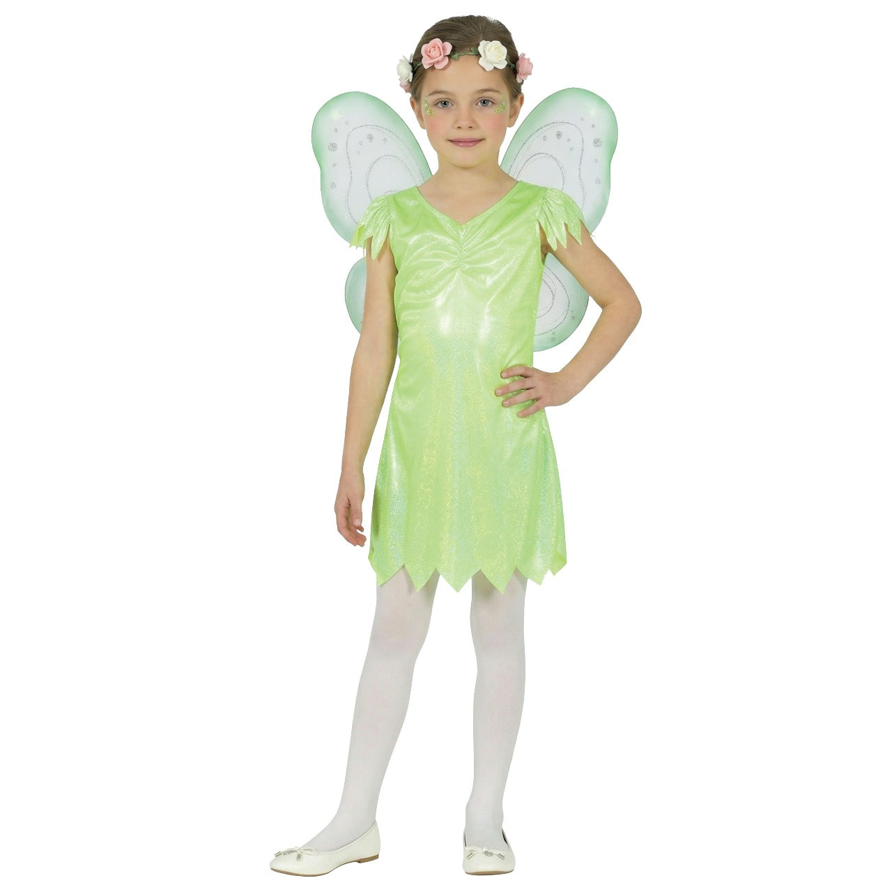 Disfraz de Hada Verde Eco para niña