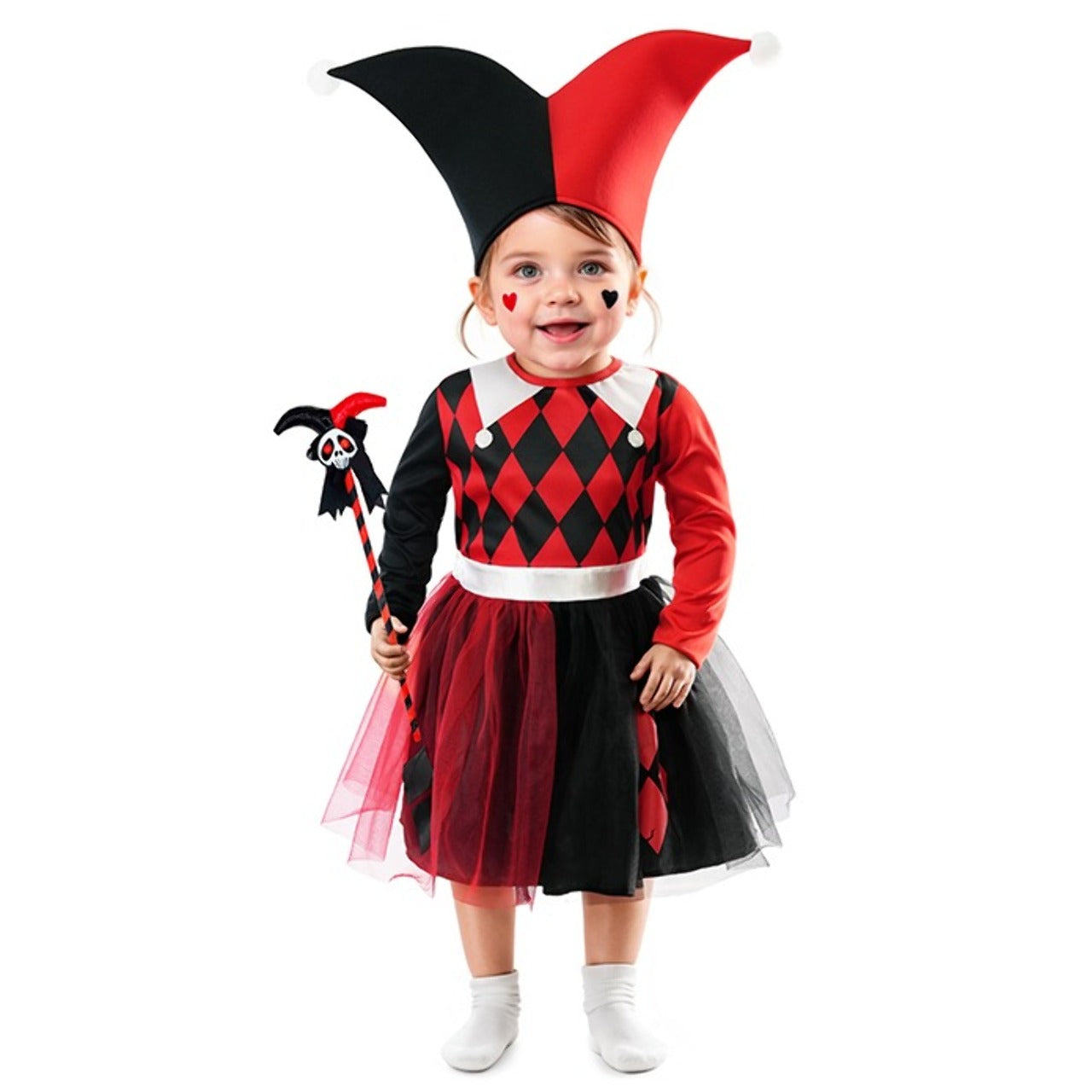 Disfraz Niño 1 Año Carnaval Disfraz Payaso Bebé Unisex - Mono Rojo Y Amarillo Con Sombrero, Talla 12-24 Meses, Poliéster Disfraz Bebe 9 Meses Niño Disfraz Niño 1 Año Carnaval Disfraz Payaso Bebé Unisex - Mono Rojo Y Amarillo Con Sombrero, Talla 12-24 Meses, Poliéster Disfraz Bebe 9 Meses Niño