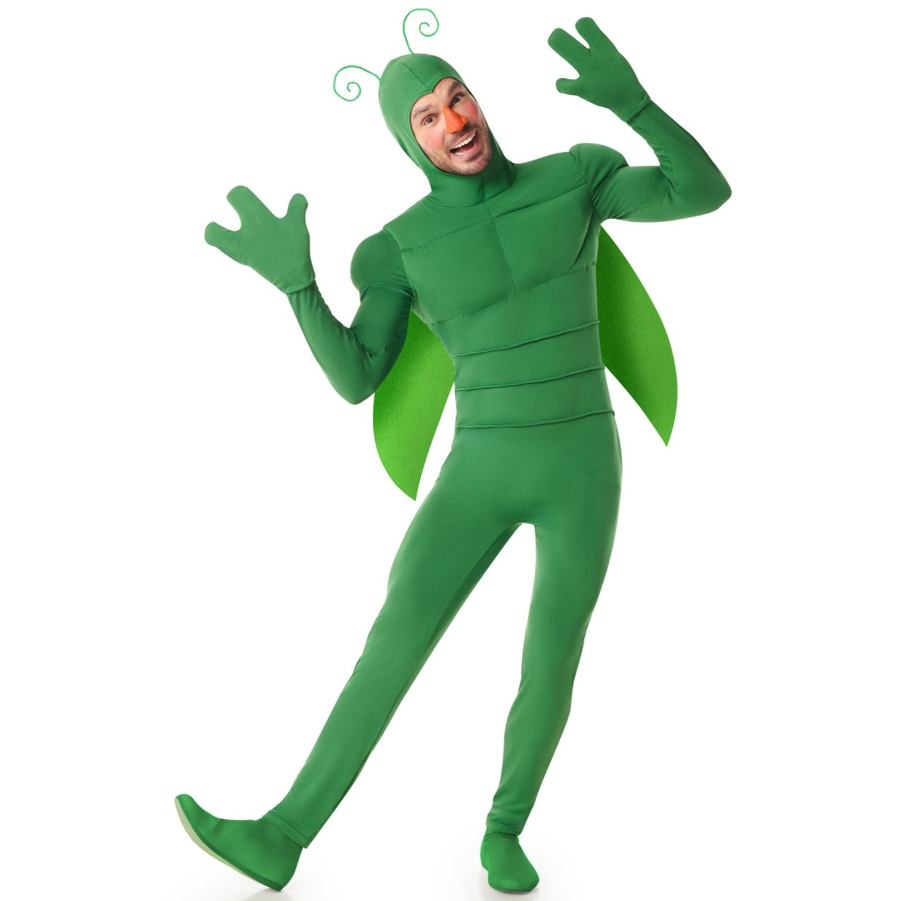 Disfraz de Insecto Verde para hombre