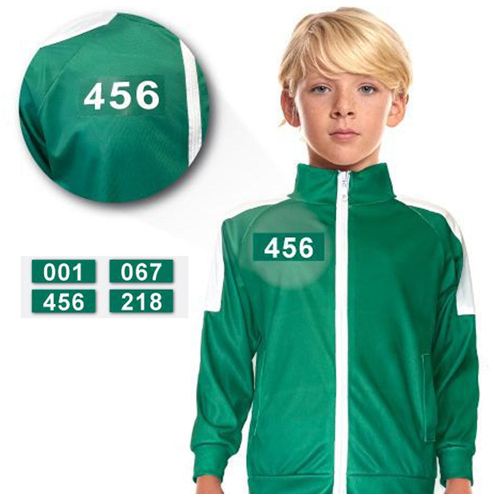 Disfraz del Juego del Calamar Jugador Verde infantil