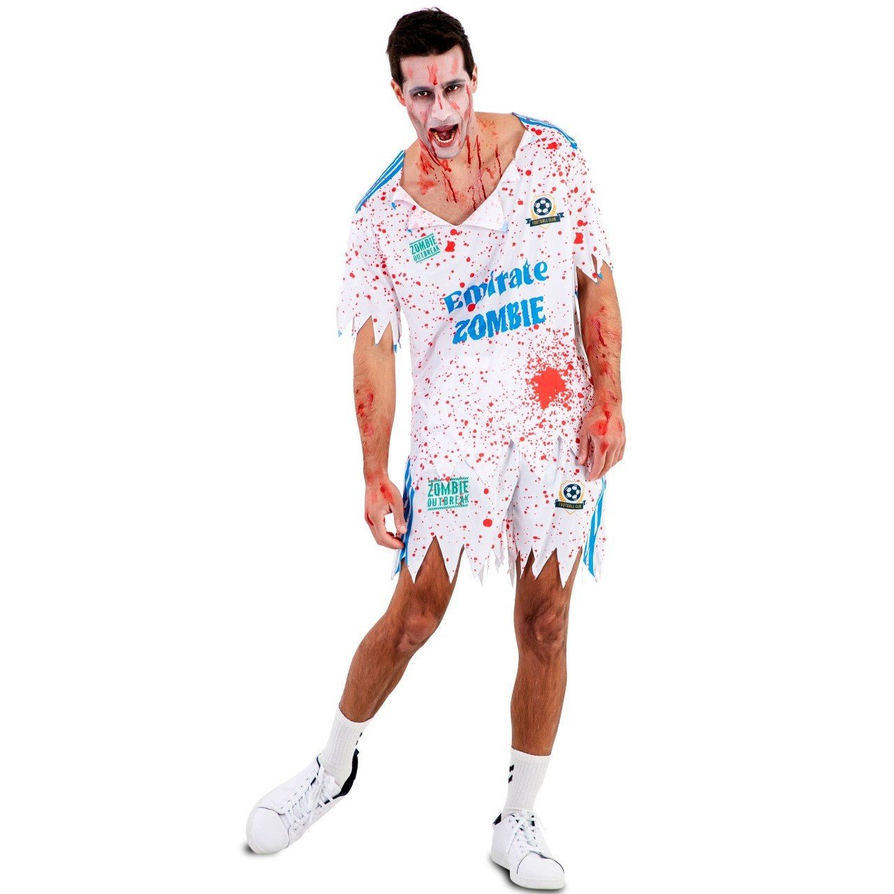 Disfraz de Jugador Fútbol Zombie para adulto