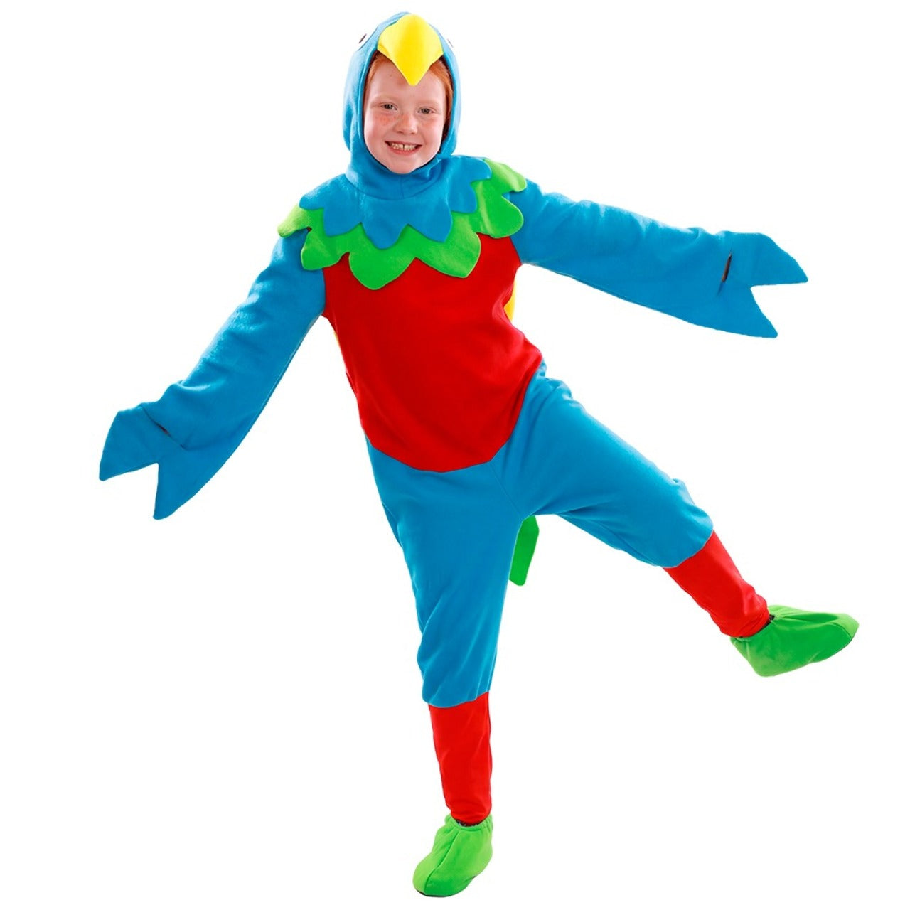 Disfraz de Loro Multicolor infantil