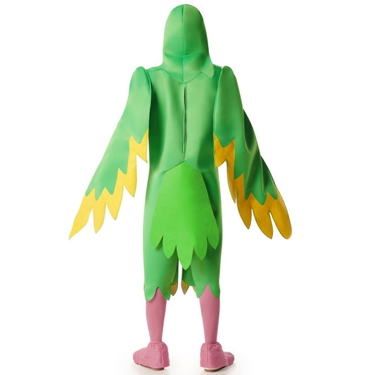 Disfraz de Loro Papagayo Verde para adulto