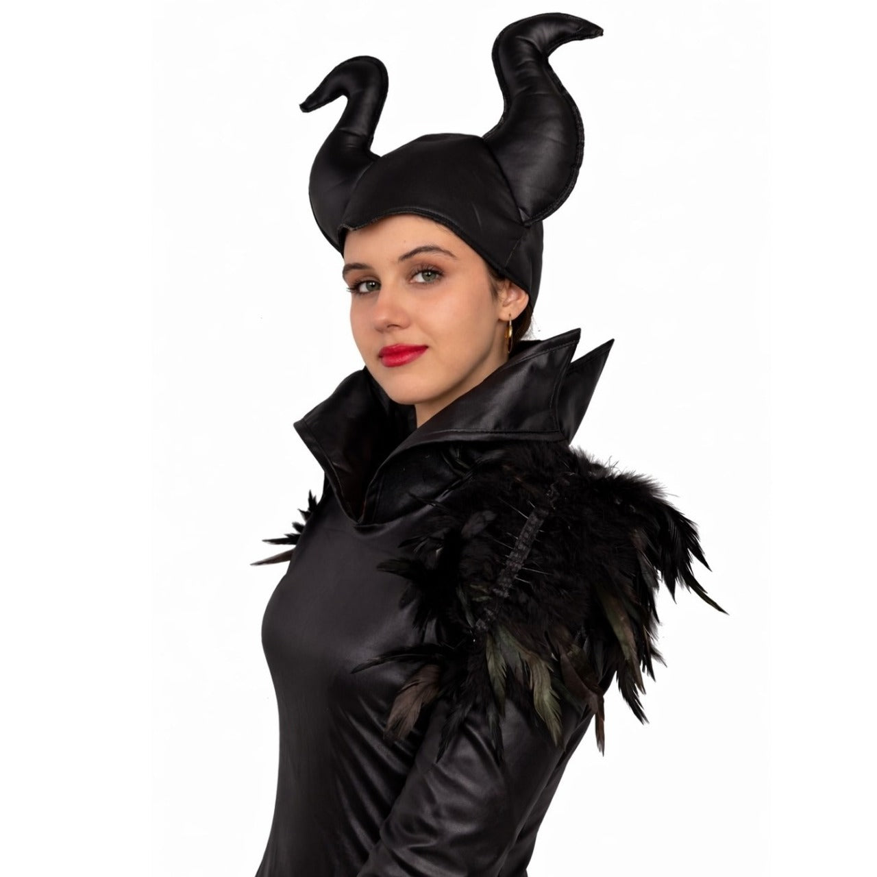 Disfraz de Maléfica Plumas para mujer