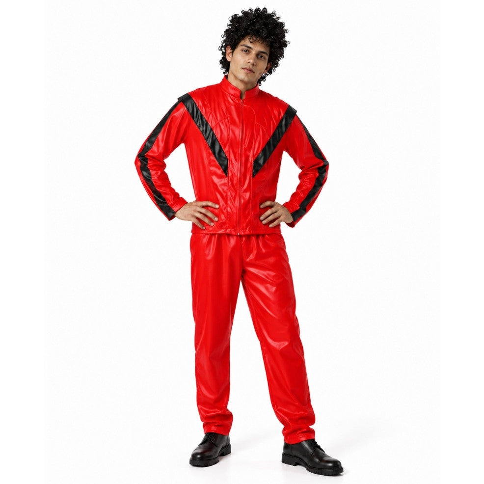 Disfraz de Michael Jackson Rojo para hombre