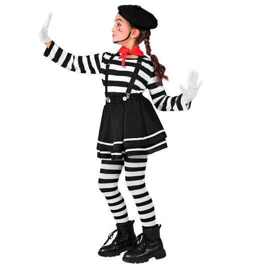 Disfraz de Mimo Bicolor para niña