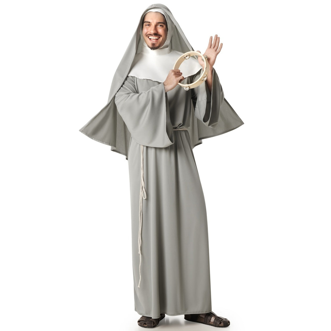 Disfraz de Monja Gris para hombre