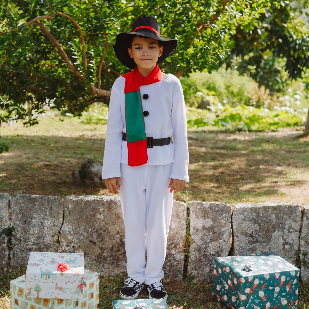 Disfraz muñeco nieve infantil