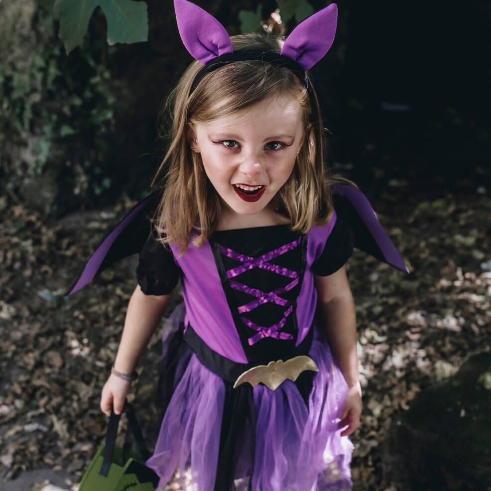 Disfraz de Murciélago Alas para niña