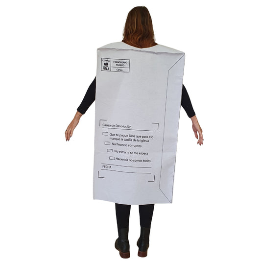 Disfraz de Notificación de Hacienda para adulto