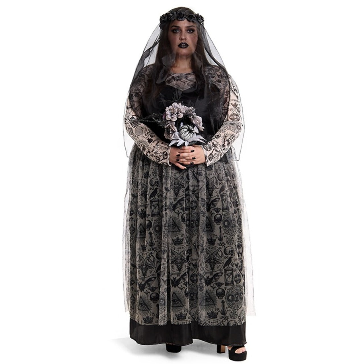 Disfraz de Novia Cadáver Plus para mujer