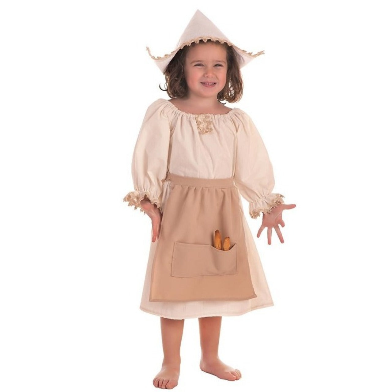 Disfraz de Panadera Molinera para niña