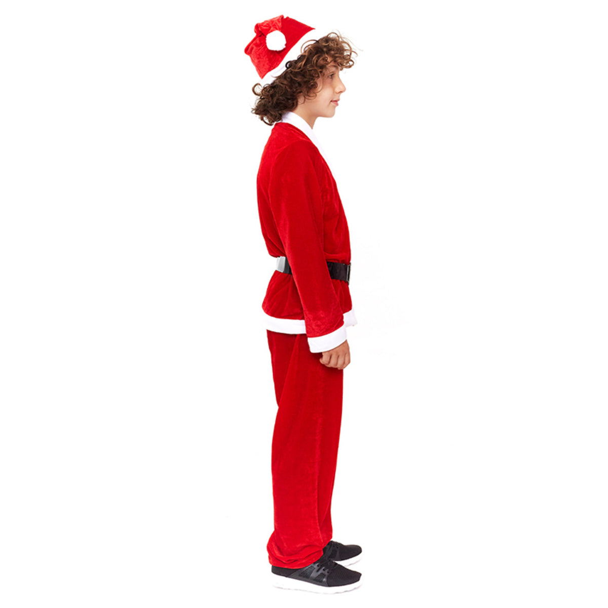 Disfraz de Papá Noel Rojo Eco para niño