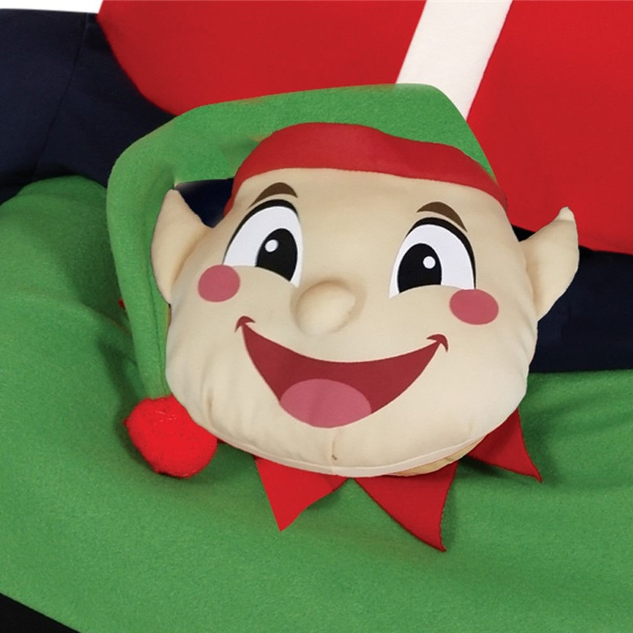 Disfraz de Papá Noel sobre Elfo para adulto