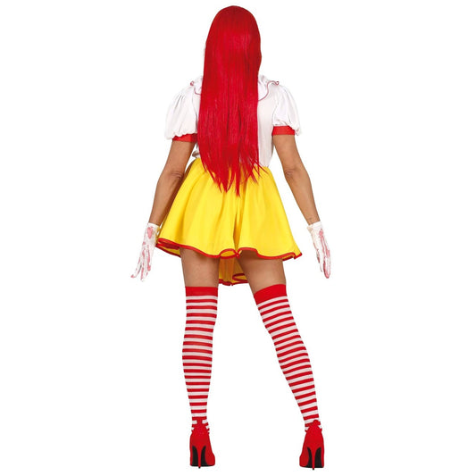 Disfraz de Payasa Burger para mujer