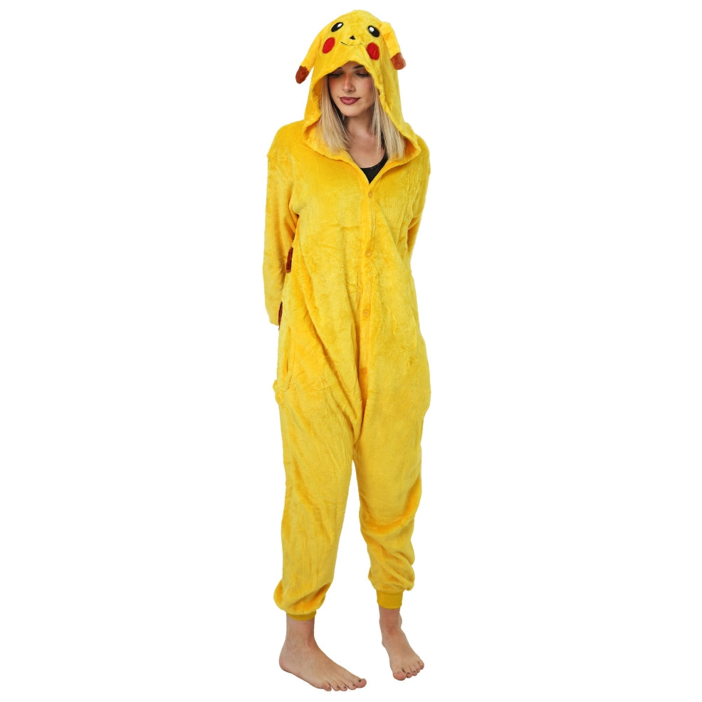Disfraz de Pokémon Pika-chu Amarillo para adulto