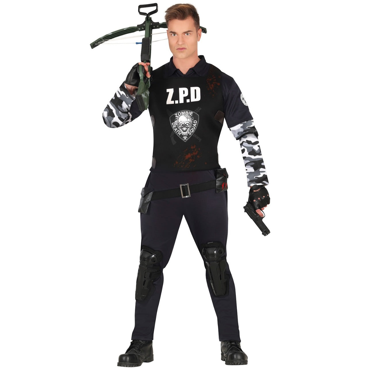 Disfraz de Policía de Zombies para hombre
