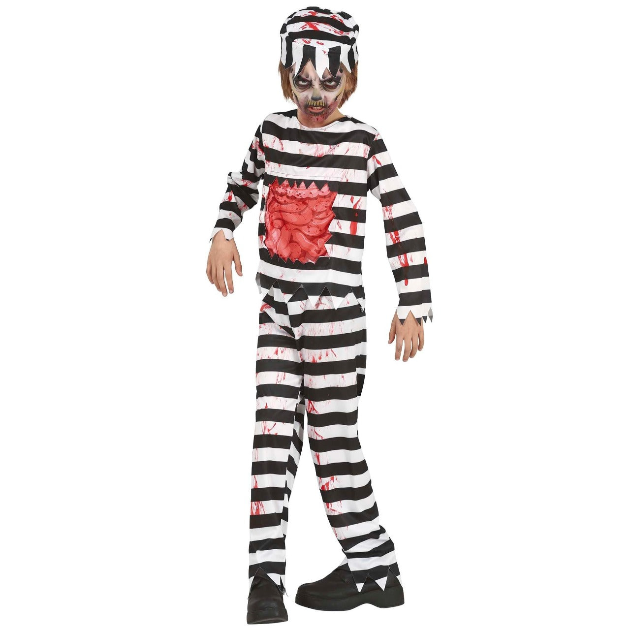 Disfraz de Preso Zombie para niño