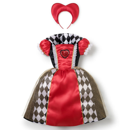 Disfraz de Reina de Corazones Rojo para Bebé